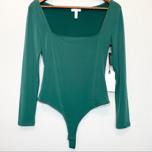 LEITH dark green bodysuit - Picture 2 of 5